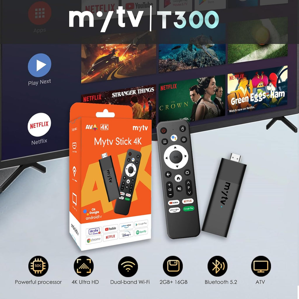 4K Smart TV Stick with BT Voice Remote N90845