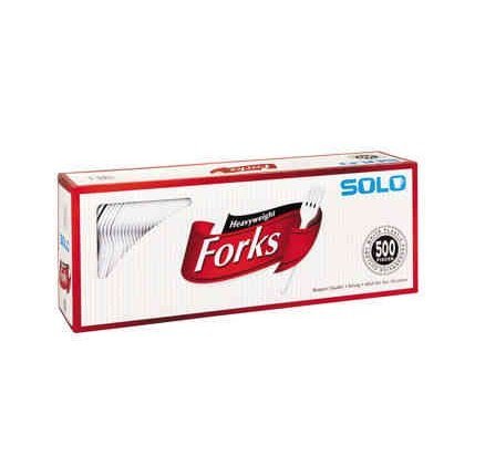 White Heavy Weight Forks (500Count) B8863