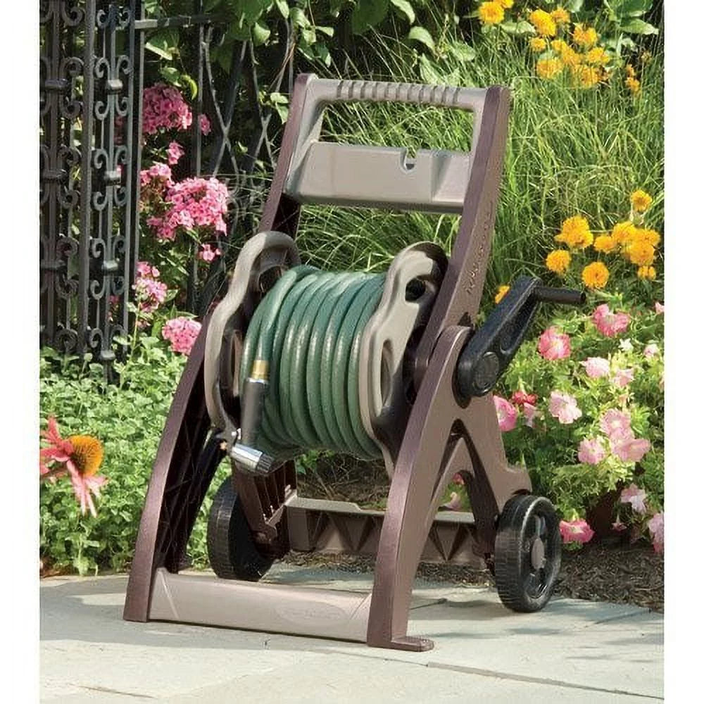 175 ft. Hose Reel Cart, Mocha and Taupe O115
