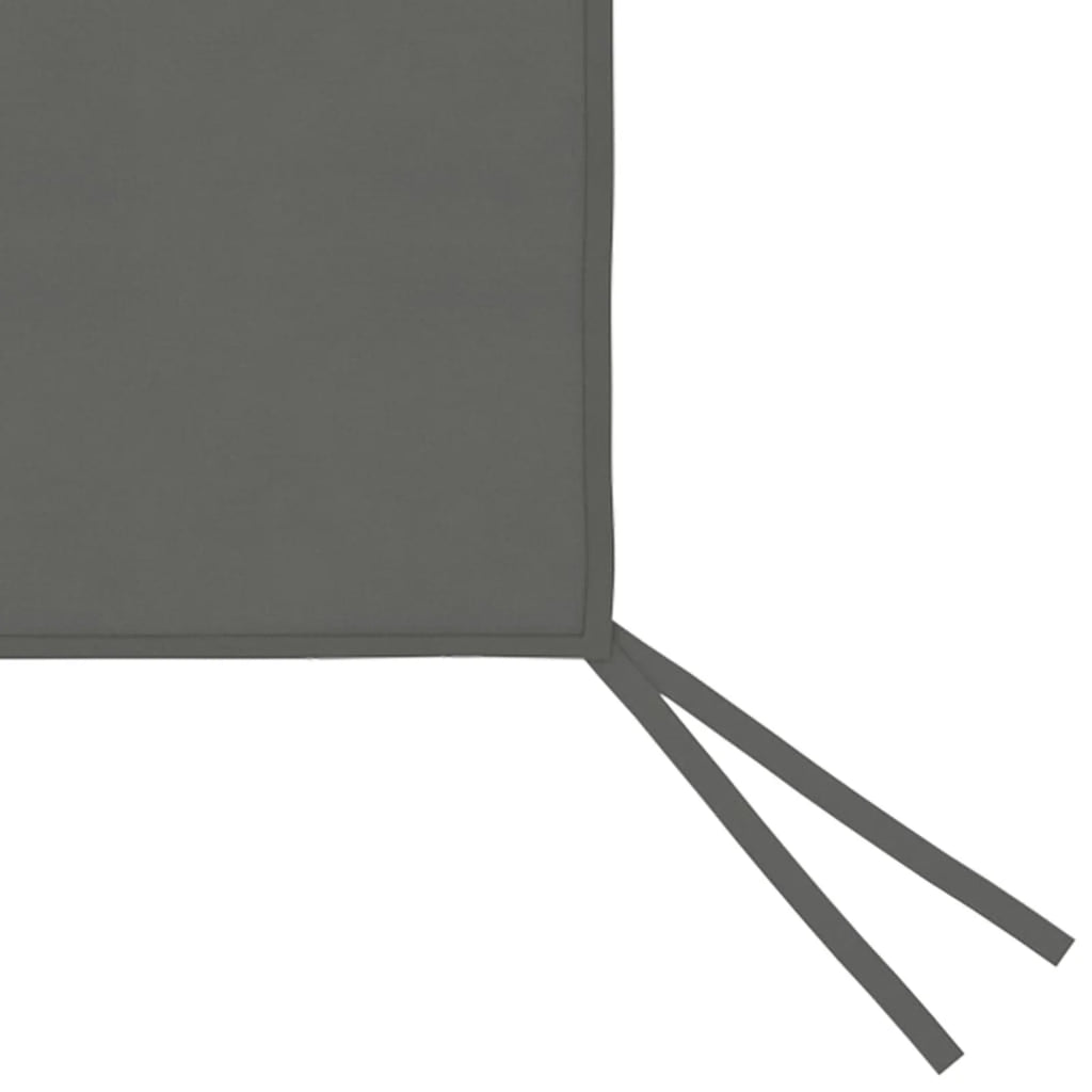 2 pcs Anthracite Gazebo Sidewalls with Windows D224168