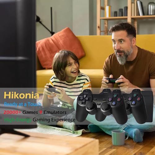 Retro Game Console with 20000 Games, 9 Emulators, 4K HDMI Output, Dual Controllers 64G V6585