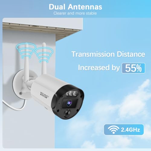 5MP Outdoor Wireless Security Camera System A1863