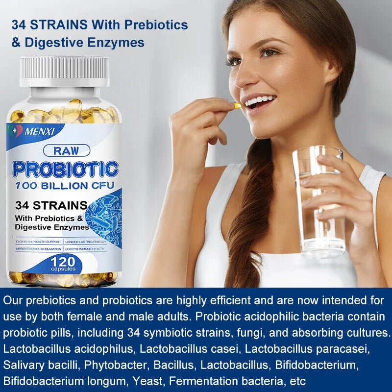 120 Capsules Probiotics E29612