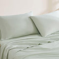 Navy Queen 4-Piece Organic Cotton Sheet Set B421450