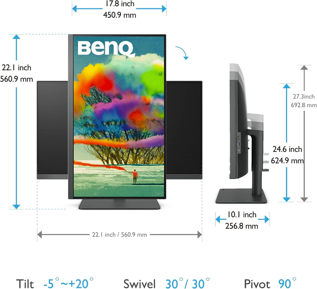 27 inch 4K Monitor 3840x2160 UHD IPS Panel W3763
