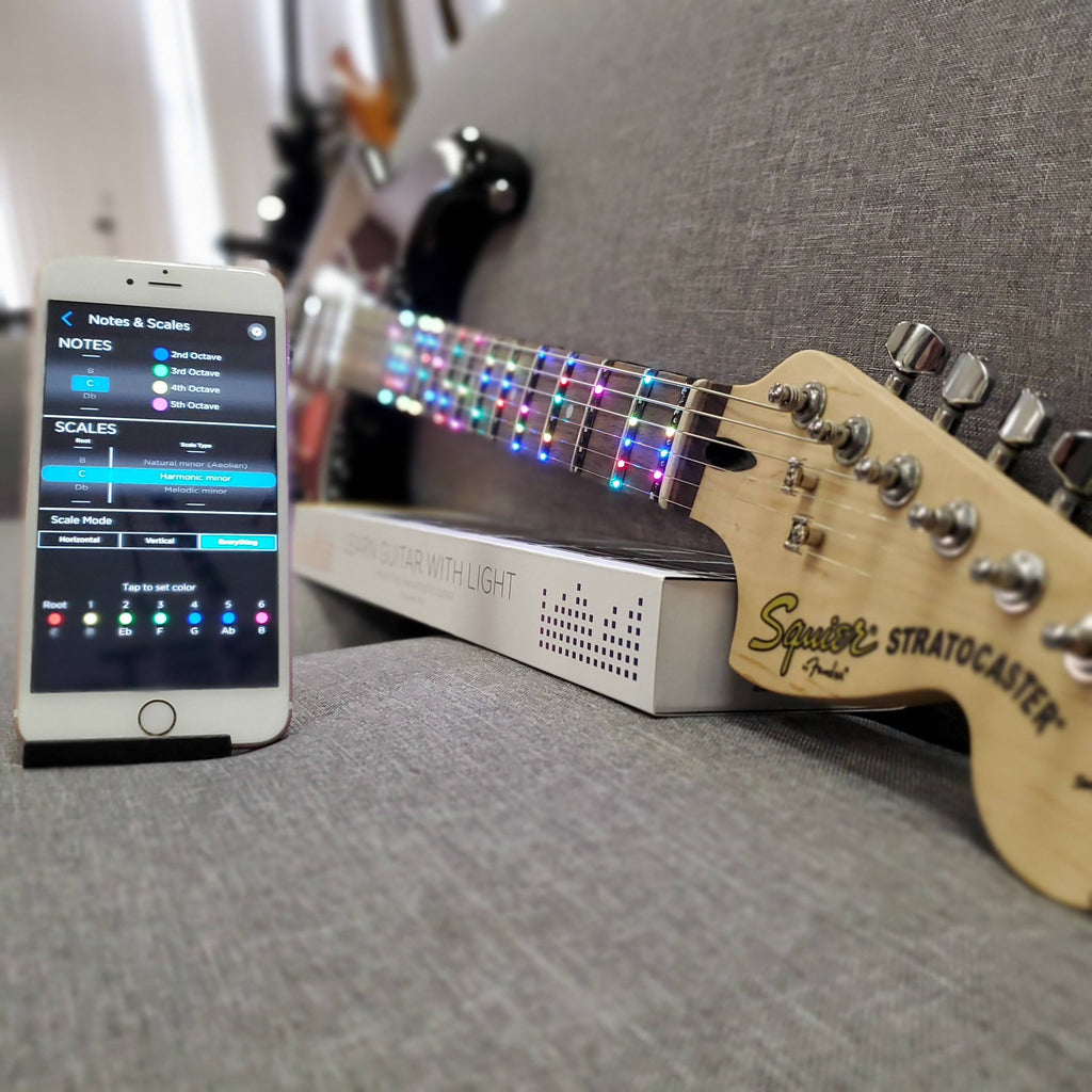LED Guitar Instruction 25.5x22 Scale Length X366011
