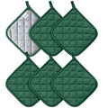 6 Pack Heat Resistant Terry Cloth Pot Holders A351