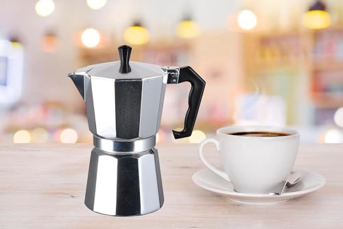 Silver 3 Cup Stovetop Espresso Maker H957342