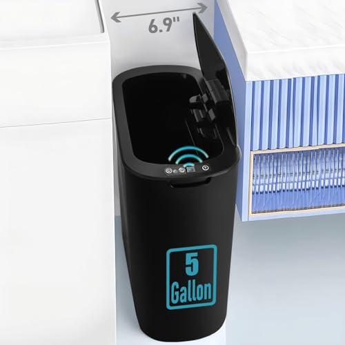 Black Automatic Motion Sensor Trash Can X4777