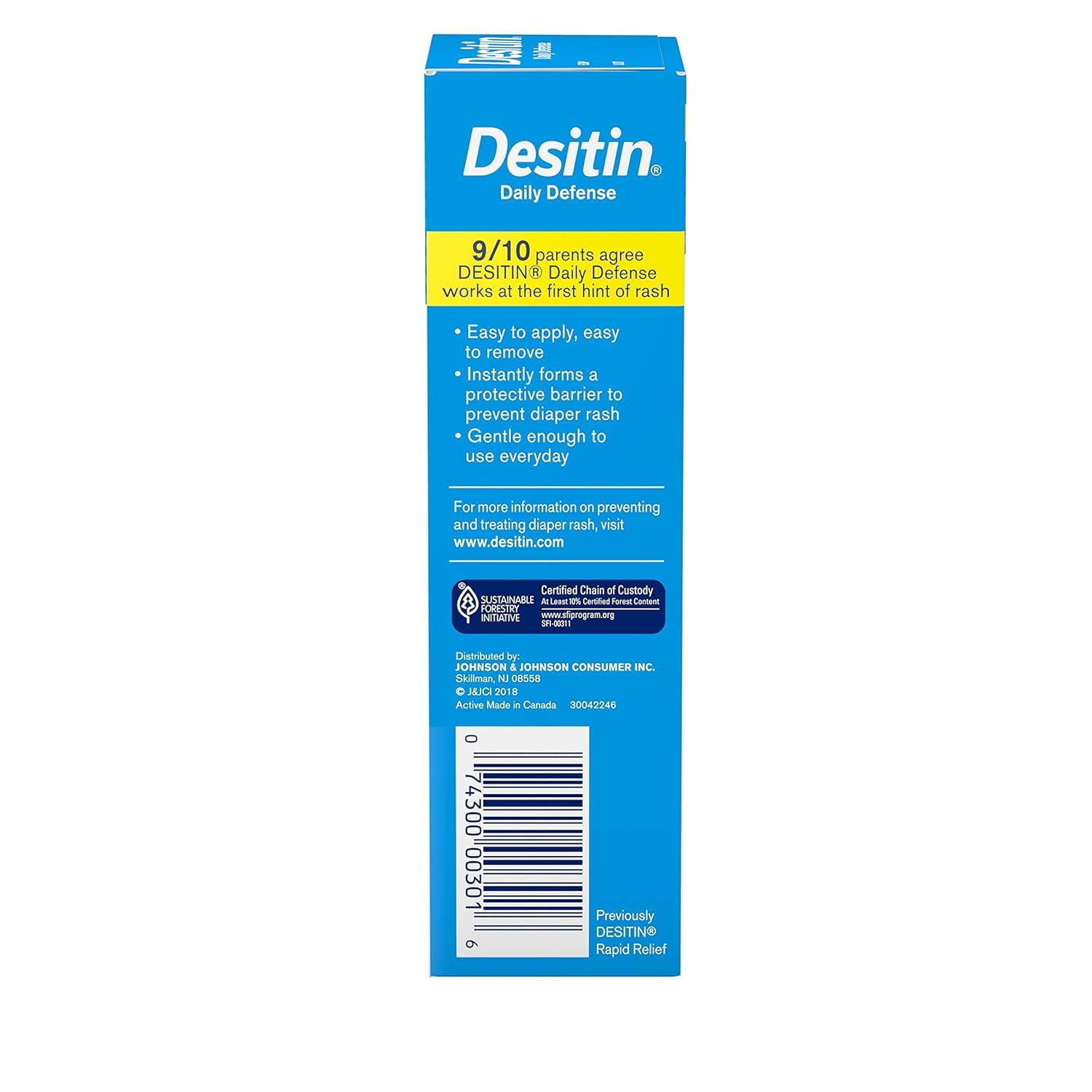 Zinc Oxide Diaper Rash Cream 4 oz (Pack of 2) O69754