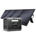 2400W Portable Power Station, 2160Wh Solar Generator with 200W Solar Panel W56413
