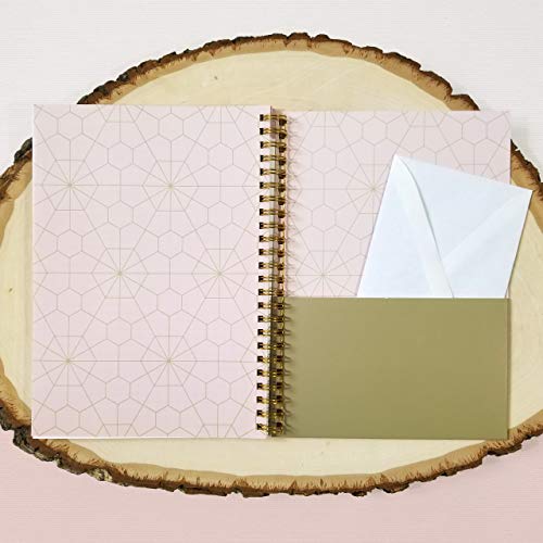 Blue Gold Geometrics Undated To Do List Notebook M44356