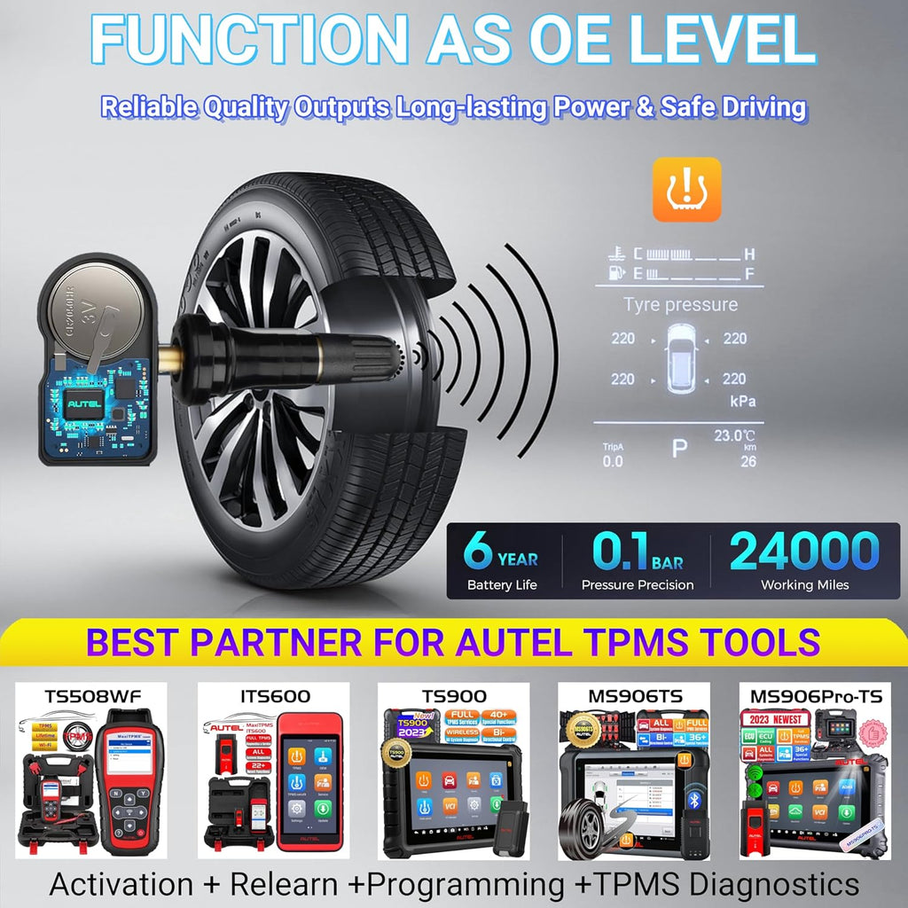 4 pcs Duel Frequency Rubber MX Sensor TPMS Diagnostic Tool B681850
