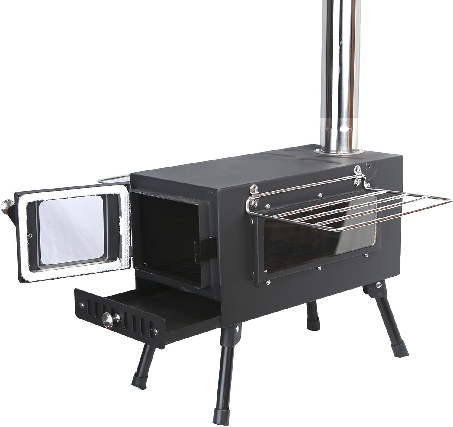 Large Side Window Wood Burning Stove (XL) L10489