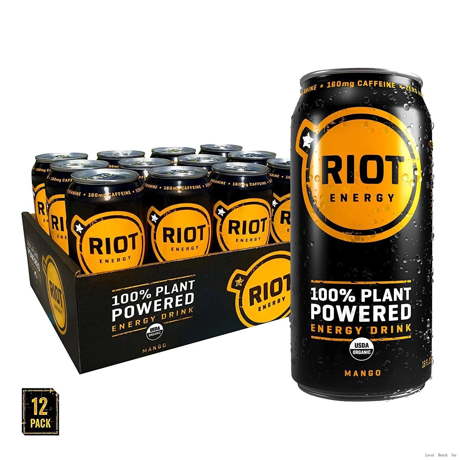 16 Oz Pack Of 12 Plant Powered Energy Drink C43838