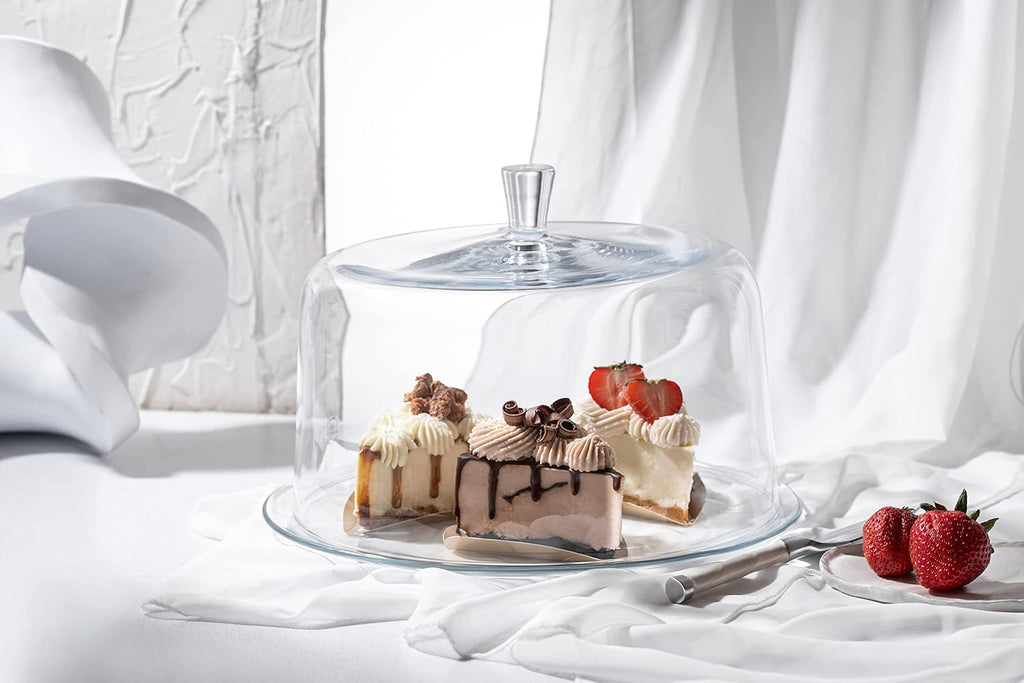 Clear Glass Cake Dome 11.5" Diameter Z13241