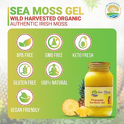 Wild Harvested Organic Irish Sea Moss Gel (Mango) M47686