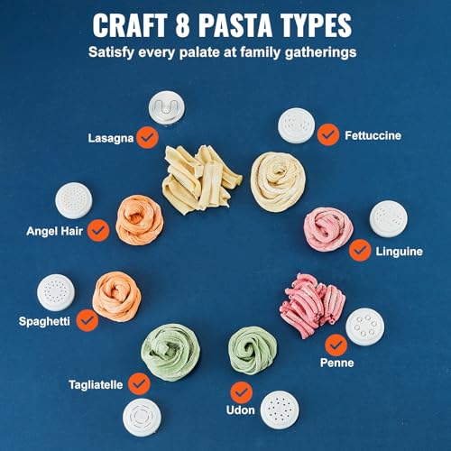 150W Automatic Pasta Maker with 8 Pasta Shapes Q67355