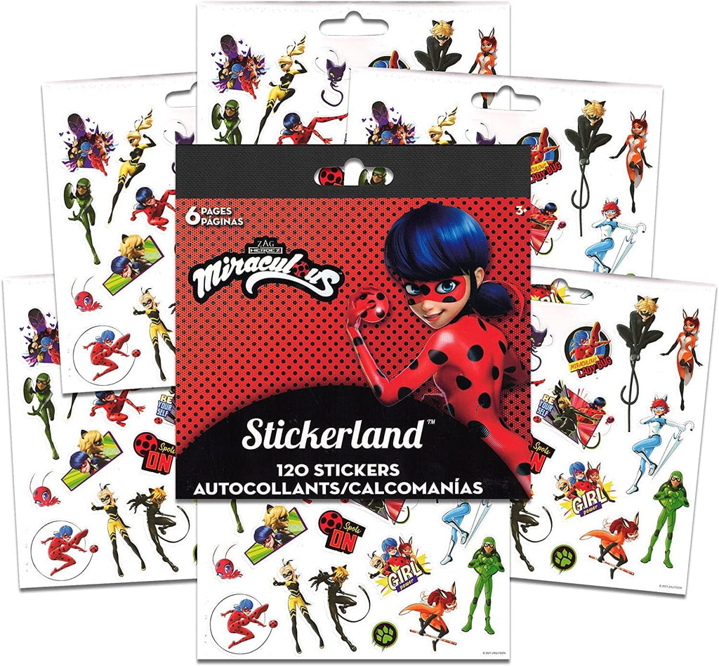 15" Miraculous Ladybug School Bag with Stickers H475