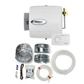 Whole Home Humidifier with Manual Control and Bypass Humidifier Installation Kit, Compact Furnace Humidifier V813