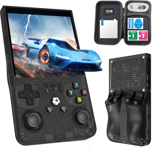 Handheld Game Console 4.0 Inch IPS 64GB TF Card 4000mAh Battery New Black G2080