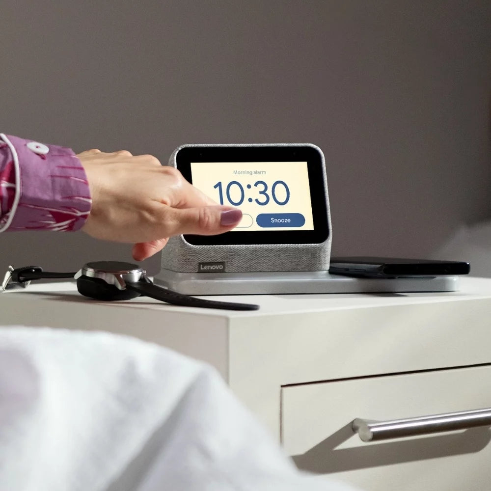 Smart Clock 2 with Wireless Charging Dock - Heather Grey W228405