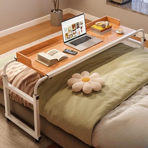 Adjustable Height Overbed Table with Wheels C4681