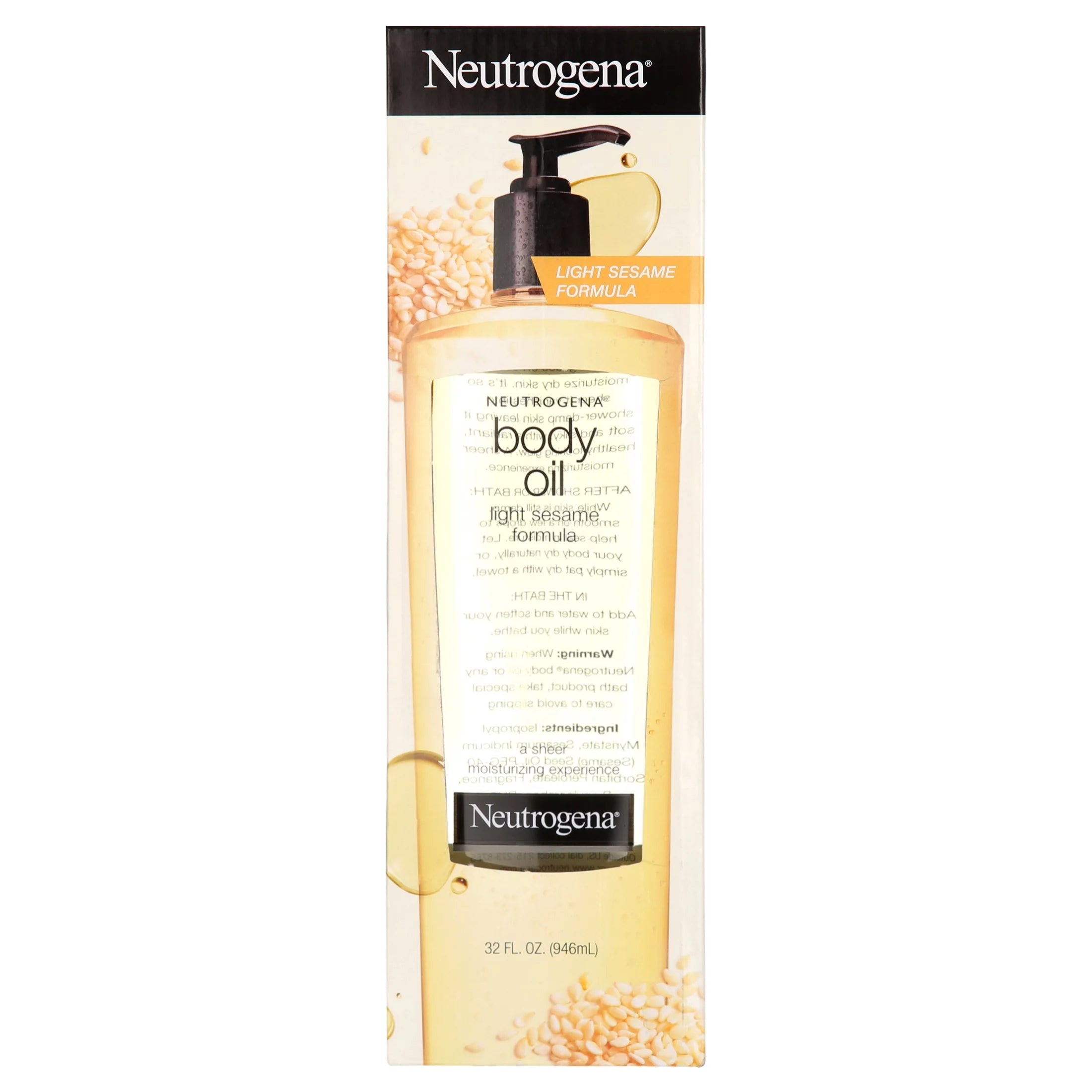 Light Sesame Formula Body Oil (32 Fluid Ounce) U887