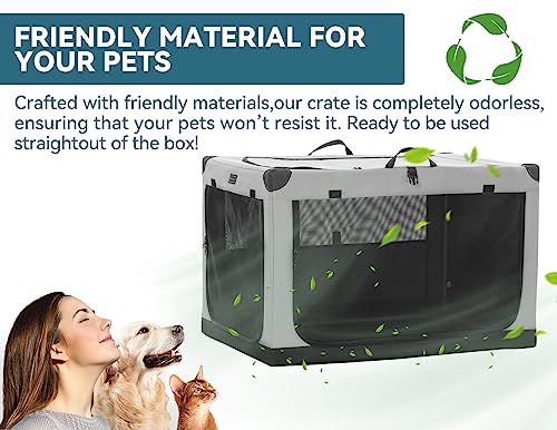 26 Inch Indoor Dog Crate with Fabric Cover I5750