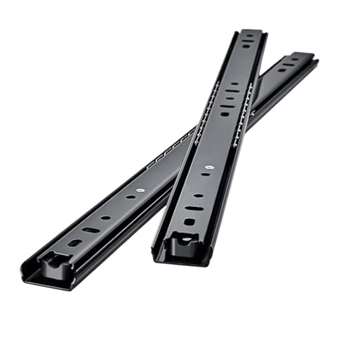 Sliding Rail Linear Bearing Slider Cold Rolled Steel Drawer Slides 8~20Inch Two-Section Cabinet Slides Furniture Hardware T47724