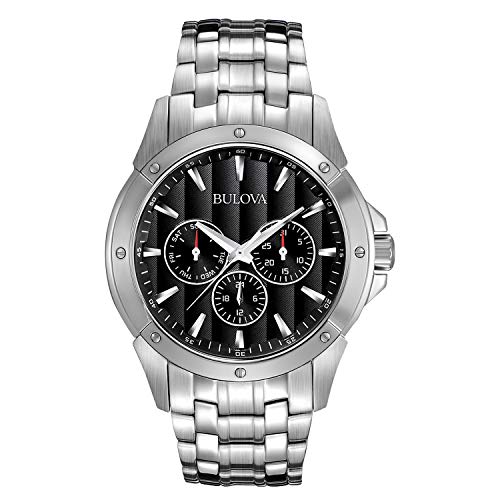 Black Patterned Dial 43mm Quartz Watch Q900