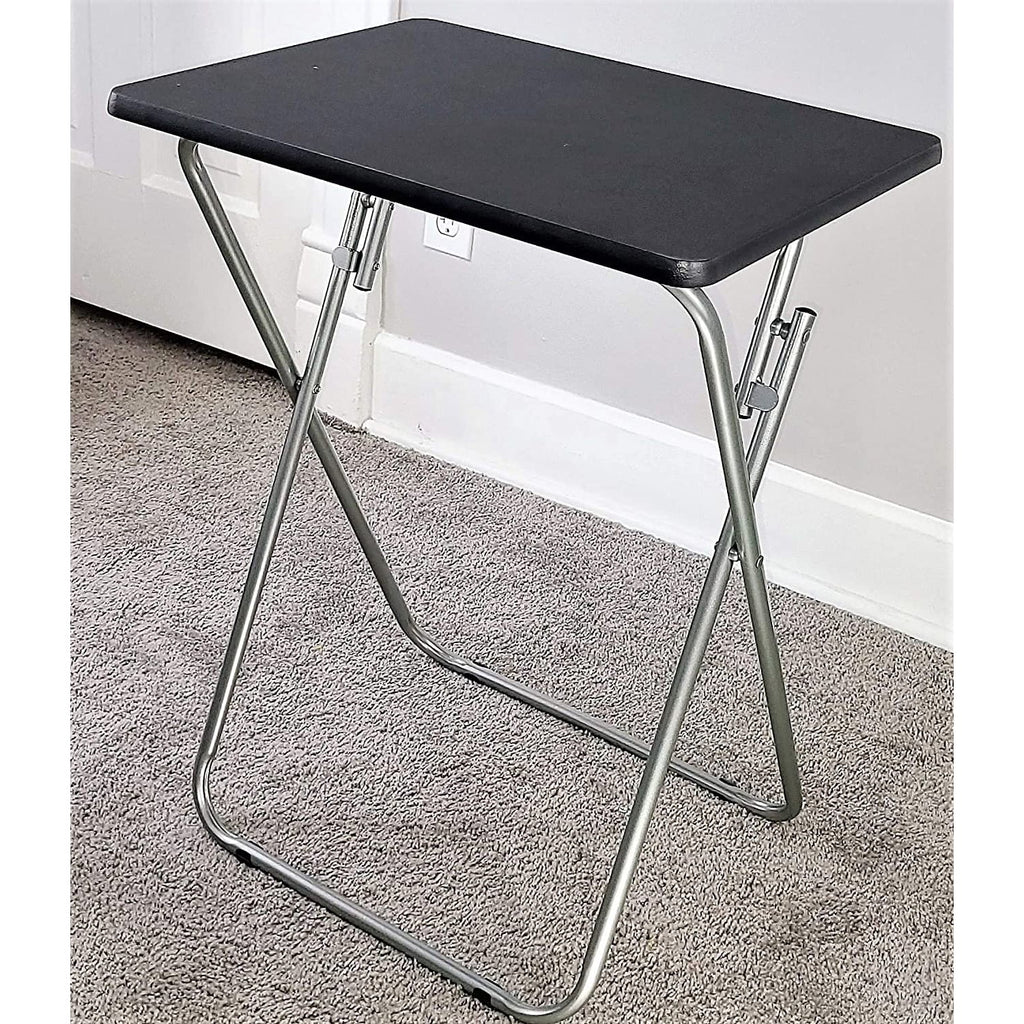 Black Set of 2 Folding TV Tray Tables K753