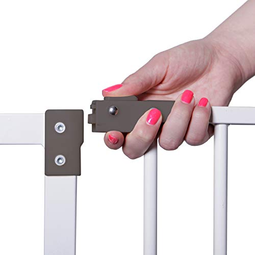 White Extra-Wide Baby Safety Gate K8534
