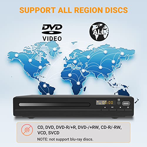 HDMI Region Free DVD Player with 1080P Upscaling G862422
