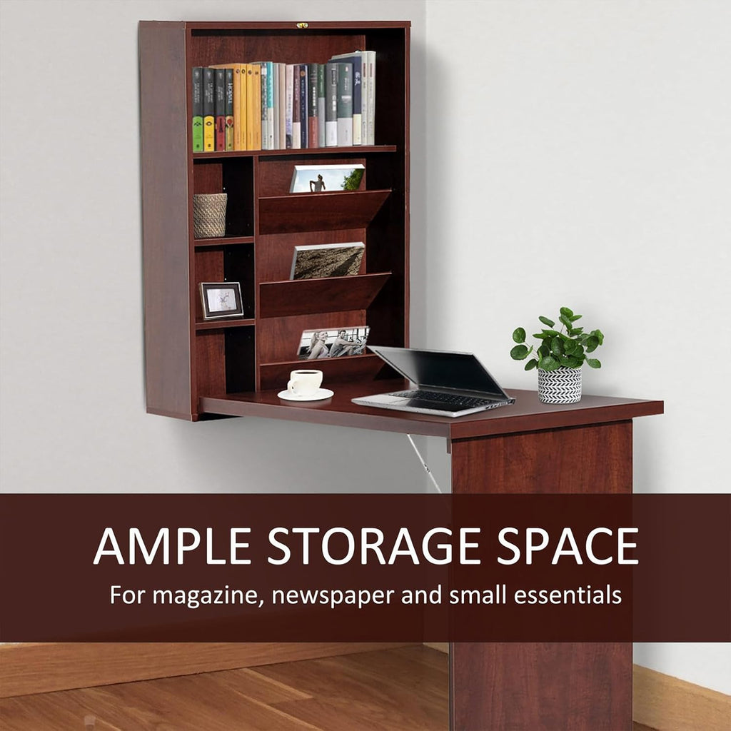 Wall Mounted Desk with Storage Area D79855