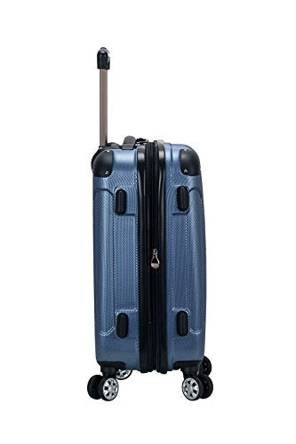 Blue Hardside Expandable Luggage with Spinner Wheels, Carry-On 20-Inch I38414