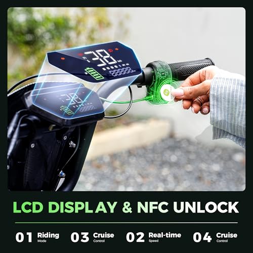 21/38 MPH 1200W Electric Scooter with Seat R479688