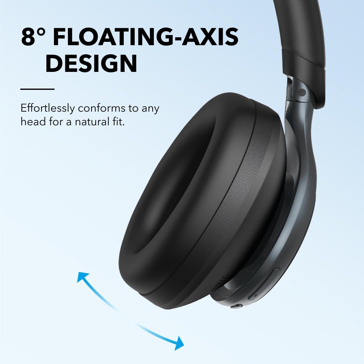 Active Noise Cancelling Headphones with Case, 40H ANC Playtime B948121
