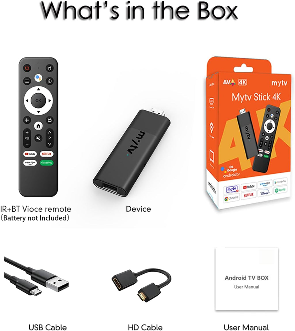 4K Smart TV Stick with BT Voice Remote N90845