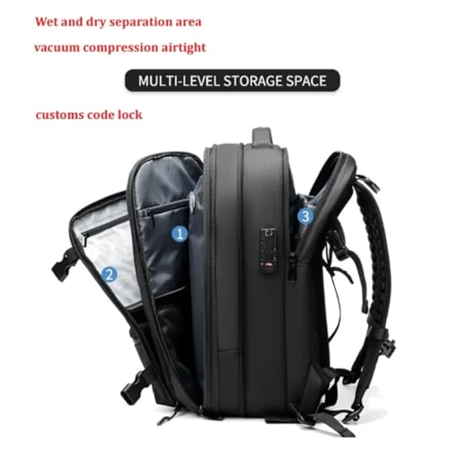Expandable Backpack With Vacuum Compression R751