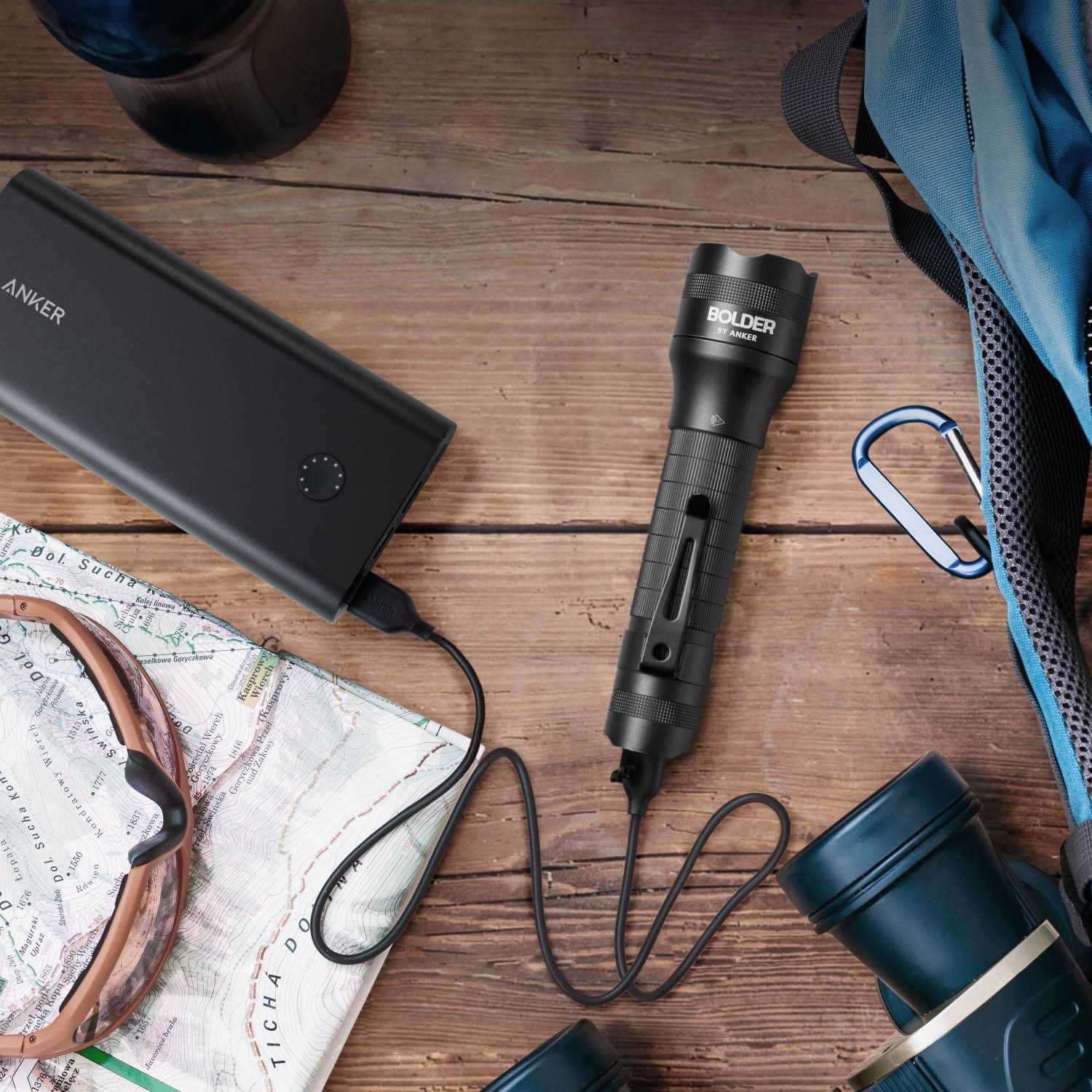 Rechargeable LED Flashlight 400 Lumens Z112