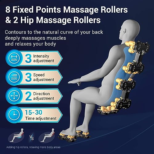Full Body Zero Gravity Shiatsu Massage Chair with Heat D28838