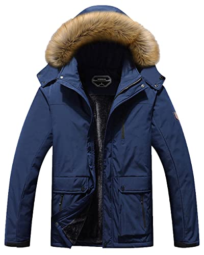 Men's Winter Snow Coat Ski Jacket Waterproof Hooded Outerwear J369201
