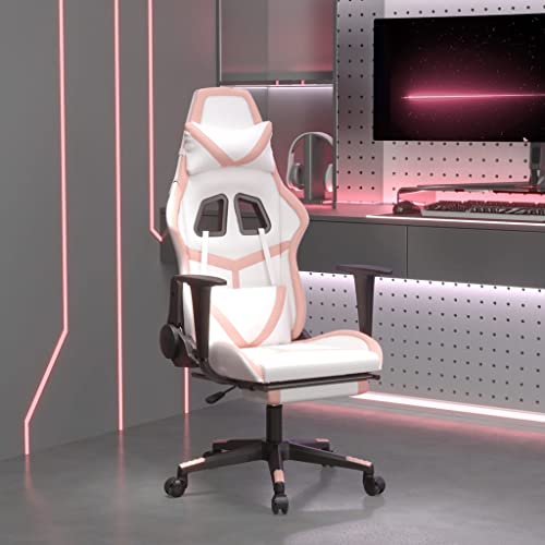 Black and Camouflage Faux Leather Gaming Chair with Footrest G185765