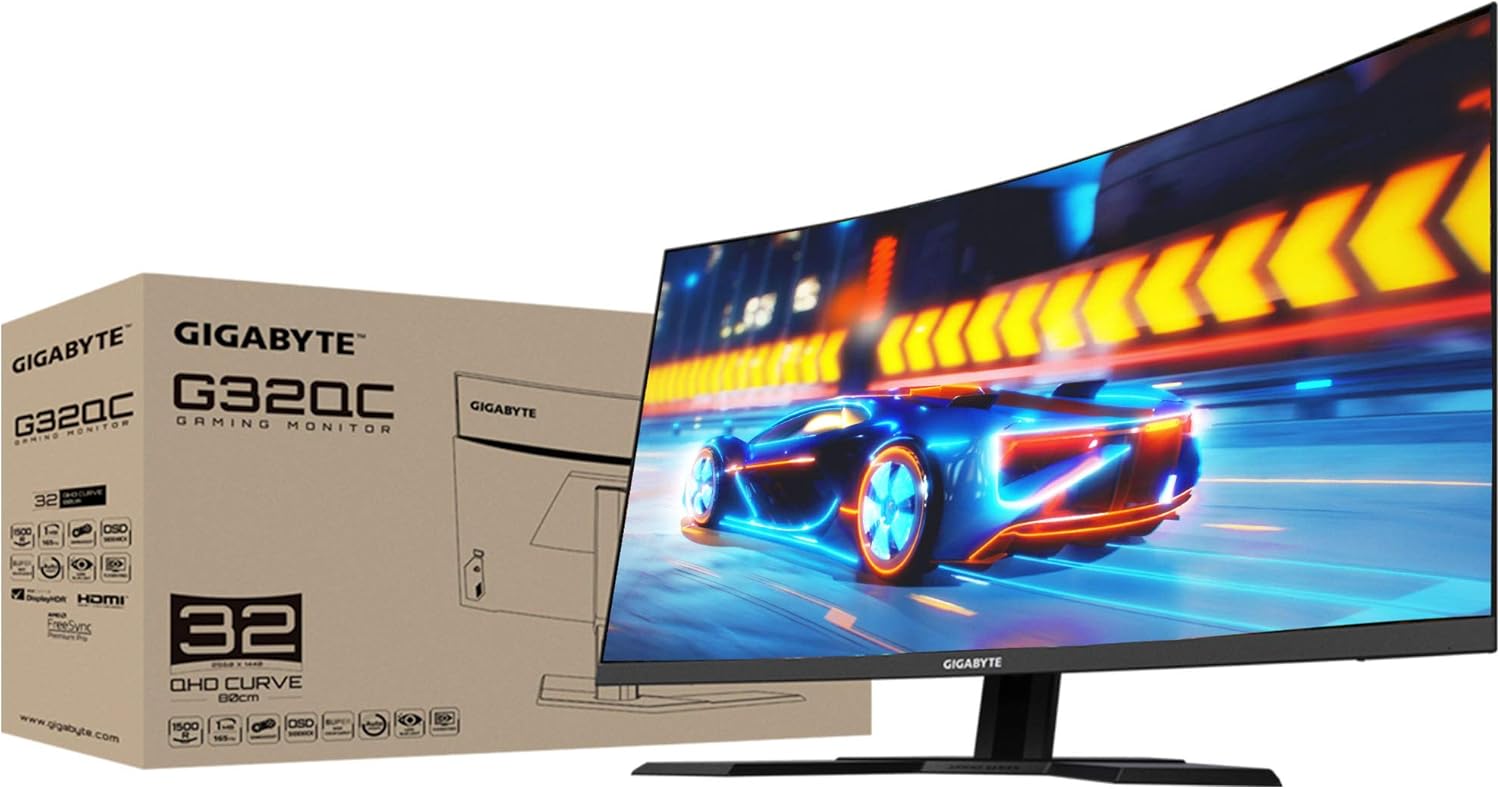 32" 165Hz 1440P Curved Gaming Monitor H727