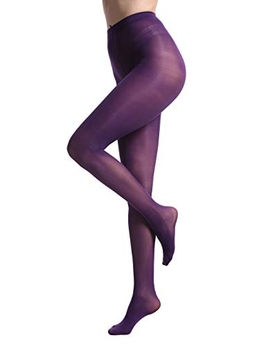 80 Denier Microfibre Semi Opaque High Waist Footed Pantyhose H5410