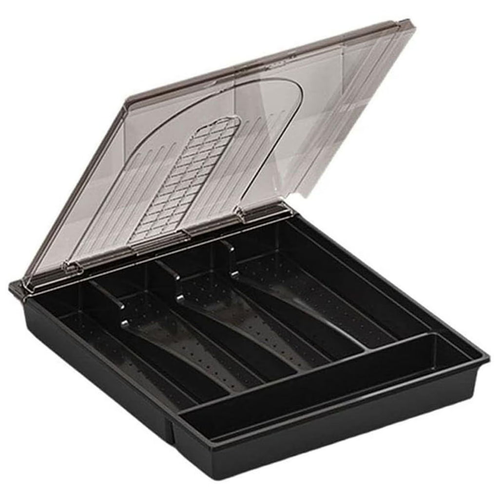 Plastic Cutlery and Flatware Storage Box with Lid D973080
