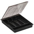 Plastic Cutlery and Flatware Storage Box with Lid D973080