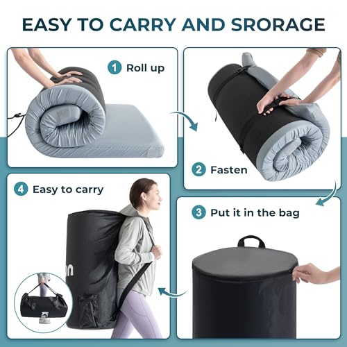 Memory Foam Camping Sleeping Pad with Travel Bag Z63484