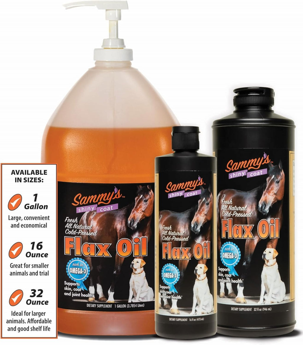 Pure Flaxseed Oil for Horses, 1 Gallon V508841